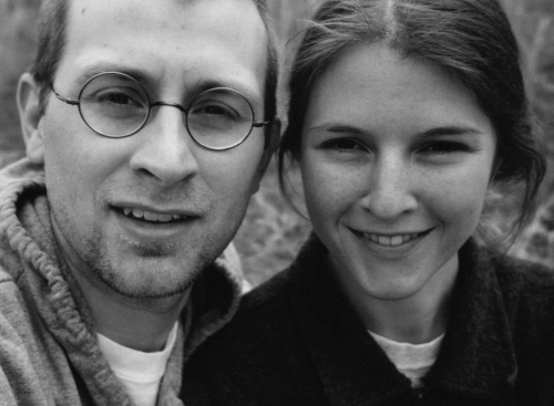 Seth and Mary at Lake Moomaw in Bath County, Virginia, USA (2004).