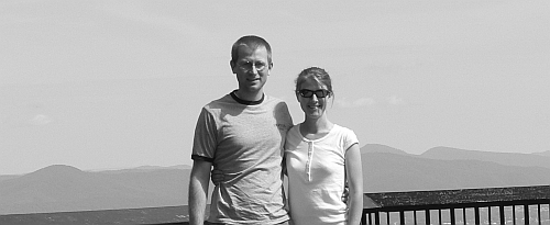 Seth Martin and Mary Martin at Mill Mountain in Roanoke, Virginia, USA (2007).